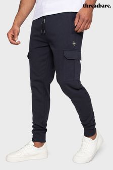 Темно-синий - Threadbare спортивные брюки-карго (Q48524) | €32
