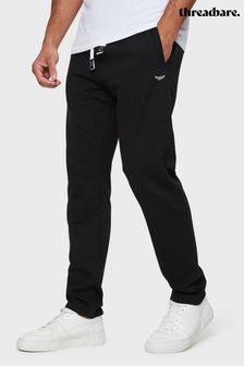 Črna - Threadbare hlače za prosti čas z ravnimi hlačnicami (Q48581) | €23