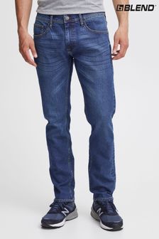 Blend Blue Twister Fit Mid Stretch Denim Jeans (Q48712) | $48