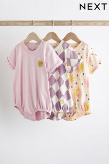 Pink Purple Skater - Baby T-shirt Rompers 3 Pack (Q48950) | 141 LEI - 174 LEI