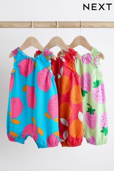 Baby Vest Rompers 3 Pack