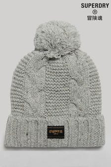 Superdry Grey Cable Knit Bobble hat (Q49093) | 38 €