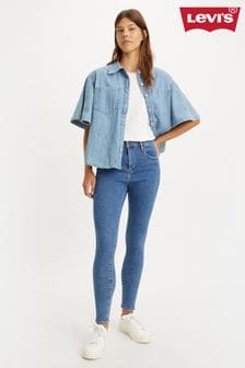 Albastru - Blugi super skinny Levi's® 720™ cu talie înaltă (Q49192) | 597 LEI