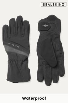 Sealskinz Bodham Waterproof All Weather Cycle Black Gloves (Q49393) | SGD 97