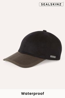 Черный - Непромокаемая парусиновая кепка с принтом Sealskinz Marham (Q49403) | €53