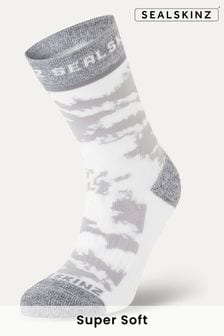 Белый - Жаккардовые носки средней длины Sealskinz Reepham Active (Q49432) | €20