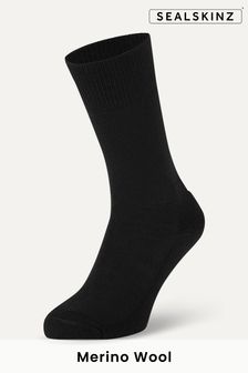 Sealskinz Suffield Solo Merino Liner Black Socks (Q49436) | $22