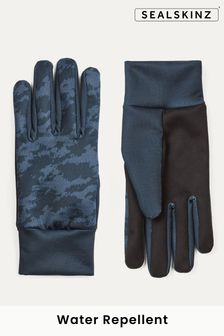 Blau - Sealskinz Ryston Wasserabweisende Skinz Nano Fleece Handschuhe mit Print​​​​​​​ (Q49443) | 55 €