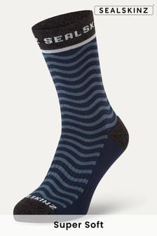 Синій - Метеорологічні шкарпетки Sealskinz Mens Rudham середньої довжини (Q49493) | 858 ₴
