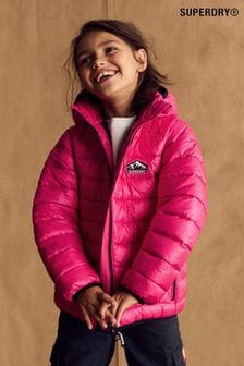 Superdry Pink Fuji Puffer Coat (Q49515) | $77 - $81