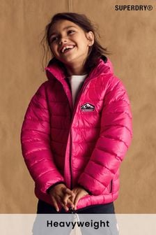 Superdry Pink Fuji Puffer Jacket (Q49515) | $77 - $81