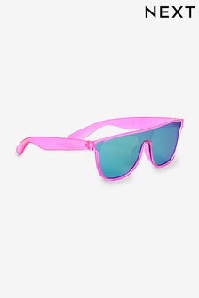 Różowy - Okulary przeciwsłoneczne Visor (Q49601) | 45 zł - 50 zł