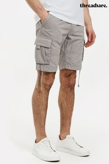 Gris - Pantalones cargo cortos de algodón del Manchester de Threadbare (Q49647) | 37 €