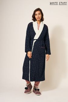 White Stuff Blue Ava Lined Dressing Gown (Q49654) | €44.50