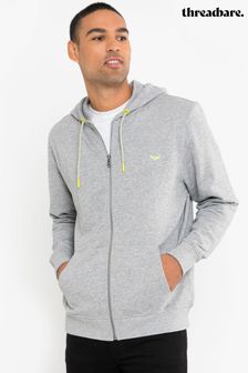 Threadbare Grey Zip Through Hoodie (Q50686) | AED133