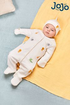 Löwe - Jojo Maman Bébé bestickte Baby Mütze/Hut​​​​​​​ aus Baumwolle (Q50729) | 8 €