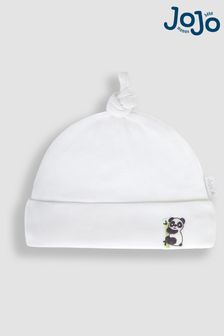JoJo Maman Bébé Embroidered Cotton Baby Hat