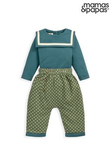 Mamas & Papas Laura Ashley Blue Sailor Bodysuit & Trousers (Q50990) | 30 €