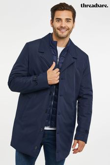 Threadbare Blue Mock Layer Mac Coat (Q51335) | 98 €