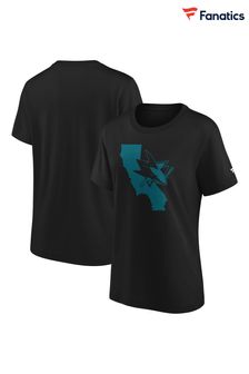 Fanatics San Jose Sharks Hometown Graphic Black T-shirt (Q51627) | ‏126 ‏₪