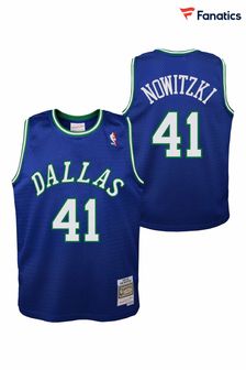 Fanatics Blue Dallas Mavericks Dirk Nowitzki 1998 Hardwood Classics Road Swingman Jersey (Q51909) | 478 ر.س