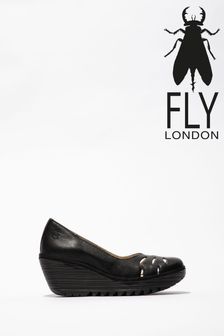 Fly London Yubi Black Shoes (Q51928) | kr1,428