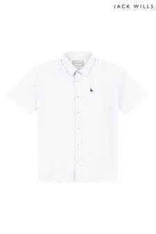 Jack Wills Boys Short Sleeve Oxford Shirt (Q52551) | €27 - €34
