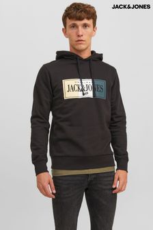JACK & JONES Black Sweat Hoodie (Q52933) | $60