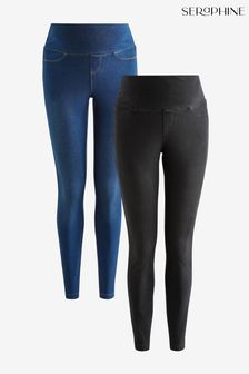 Seraphine Grey Gable Jeggings 2 Pack