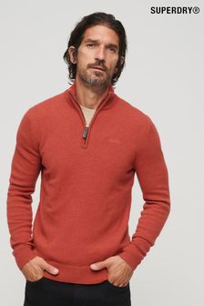 Superdry Essential Embroidered Knit Henley Jumper