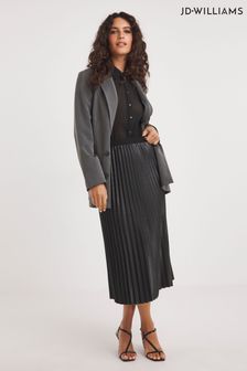 Falda negra plisada de poliuretano de JD Williams (Q53454) | 54 €