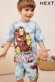 Ironman أحمر/أزرق - بيجاما فردية قصيرة (12شهراً-12 سنة) (Q53567) | 48 د.إ - 68 د.إ