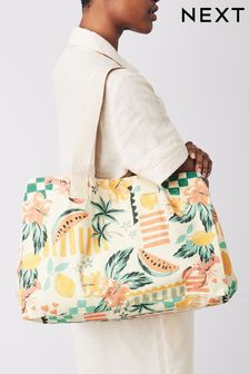 Multicolour Tropical Beach Bag (Q54129) | €23.50