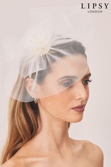 Lipsy Ivory White Rose Fascinator Headband (Q54230) | SGD 31