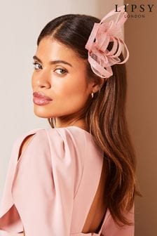Lipsy Nude Pink Fascinator Hair Clip (Q54266) | €24