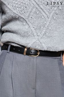 Lipsy Black Ring Buckle Belt (Q54330) | HK$127