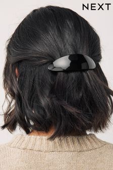 أسود - مشبك شعر Barrette بيضوي الشكل (Q54436) | 44 ر.س