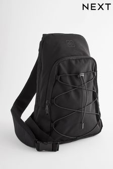 Black Large Cross-Body Bag (Q54529) | kr520