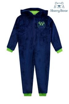 Harry Bear Blue Gaming Onesie BORN TO BE A GAMER (Q54551) | ₪ 126