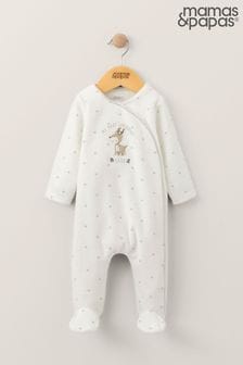 Mamas & Papas My 1st Christmas White All in One (Q54652) | €12.50