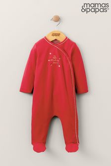 Mamas & Papas Red My 1st Christmas All in One (Q54673) | €12.50