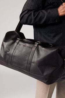 Brown Signature Leather Holdall (Q54972) | €128