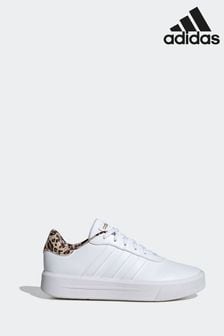 adidas White Ground Court Platform Shoes (Q54974) | €66