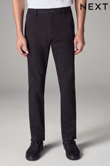 Black Elasticated Waist Slim Stretch Chino Trousers (Q54994) | 31 €