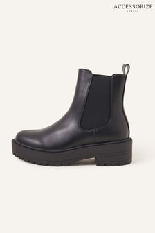Accesorize Chunky Chelsea Black Boots (Q55156) | 77 €