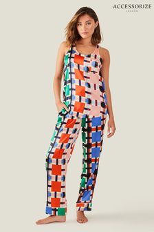 Accessorize Pyjama-Set mit roter geometrischer Weste (Q55216) | 30 €