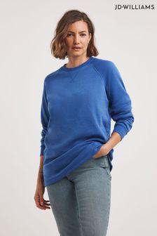 Jd Williams kobaltno moder klasični dolg pulover (Q55499) | €25