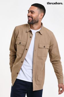 Stein - Threadbare Leichte Hemdjacke aus Baumwolle (Q55651) | 47 €