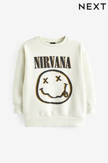 Ecru Cream Nirvana Crew Neck Sweatshirt (3mths-8yrs) (Q55659) | SGD 28 - SGD 32