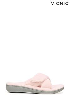 Vionic Pink Relax Sliders Slippers